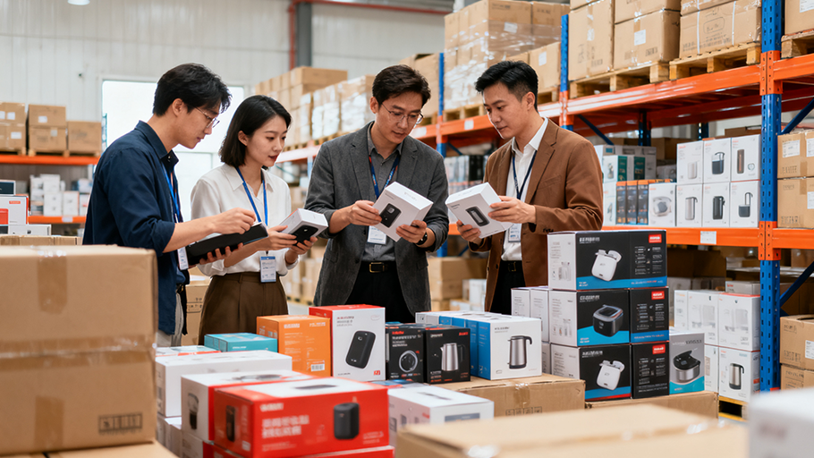 专业选品团队工作场景